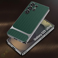 Чoхол до Samsung Galaxy S25 Ultra, GKK Woven Leather, зелений