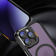 Чохол для iPhone 15 Pro, ERBORD Impact Guard, MagSafe, чорний