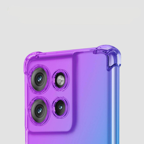 Чохол для Motorola Edge 50 Neo / Motorola ThinkPhone 25, Gradient Dropproof, Фіолетовий / синій