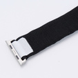 Нейлоновый ремешок для Apple Watch 1/2/3/4/5/6/7/8/SE/ULTRA 42/44/45/49 мм, чёрный / белый