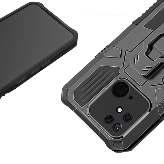 Чохол Hybrid KickStand для Xiaomi Redmi 10C, Black