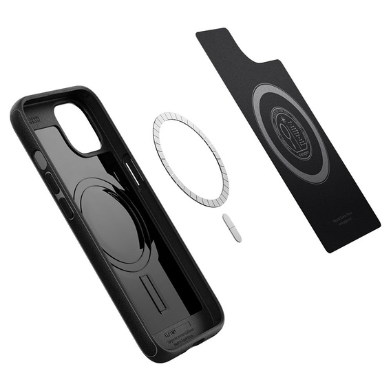 Чохол Spigen до iPhone 13, Mag Armor MagSafe, Matte Black