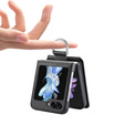 Чохол для Samsung Galaxy Z Flip7 FE / Z Flip6, Card Slot Ring Case, чорний