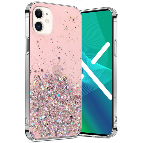 Чoхол до iPhone 11, Glittery, рожевий