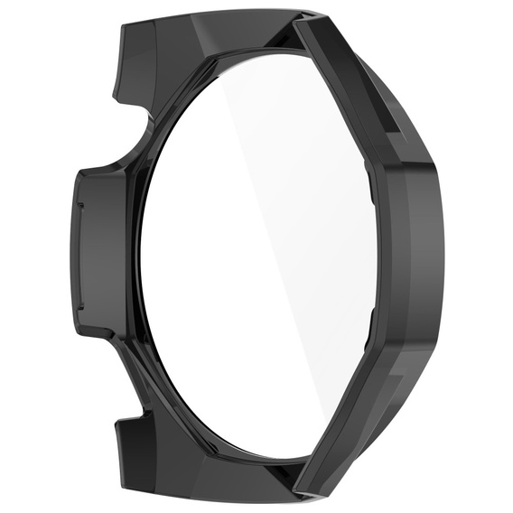 Чехол 2 в 1 + закаленное стекло для Huawei Watch GT 5 Pro 46mm, чёрный