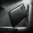 Чехол Spigen до Samsung Galaxy S22 Ultra, Tough Armor, чёрный