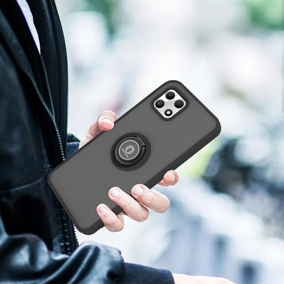 Чехол для T Phone 2 5G, Frosted Ring, чёрный