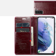 Флип-кейс CASEME для Samsung Galaxy S21, Waxy Textured, красный