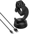 Зарядний пристрій для Garmin Fenix 7/7S/7X/5/5S/5X/6/6S/6X - Black
