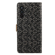Чохол-кришка для Samsung Galaxy A35 5G, Wallet Pocket Zipper Lace, чорний