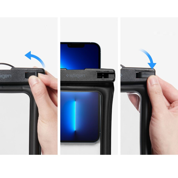 SPIGEN A610 Универсальный водонепроницаемый корпус - Black