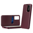 Флип-кейс для Samsung Galaxy S25 Ultra, Smart View Wallet, бордовый