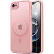 Чохол для iPhone 16E, для MagSafe, ERBORD Matt Case, чорний + захисне скло