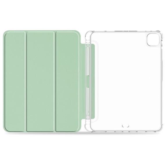 Чохол для iPad Pro 11 2022 / 2021 / 2020, Smartcase Hybrid, з місцем для стилуса, світло-зелений