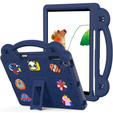 Детский чехол для iPad 9.7" 2018/2017 (6/5 gen.) / Pro 9.7" 2016, Cute Patterns, с подставкой, темно-синий