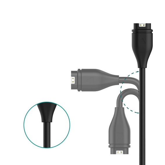 Зарядное устройство Garmin Venu 2/2S/Fenix 7S/7X - 100cm - black