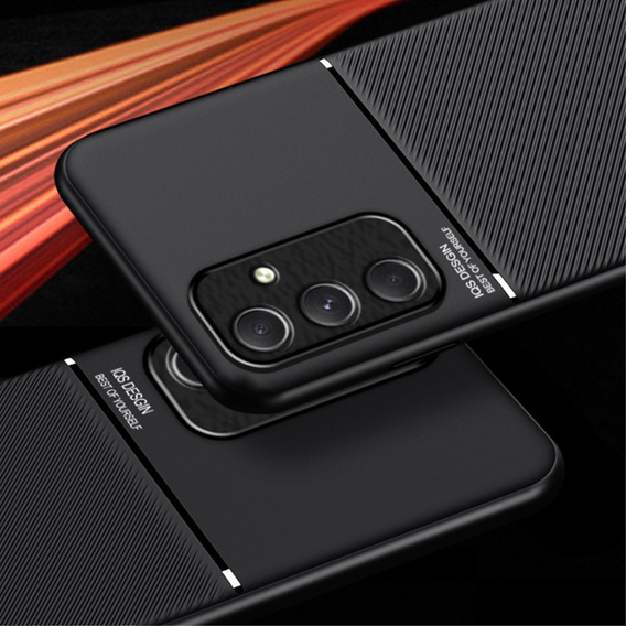 Чехол для Samsung Galaxy A55 5G, с магнитной накладкой, чёрный