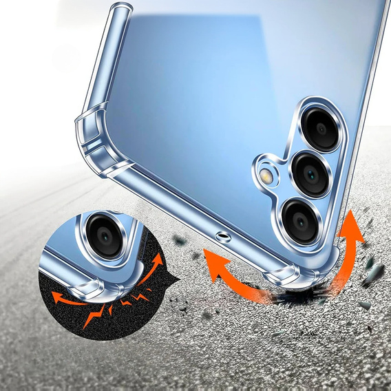 Чoхол до Samsung Galaxy A16, Dropproof, прозорий