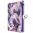 Чехол до Samsung Galaxy Tab A7, Suritch Full Body Basic Marble, фиолетовый