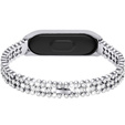 Браслет Rhinestone Decor до Xiaomi Mi Band 5 - Silver