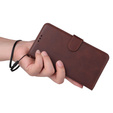 Чохол-книжка для Realme C67, Leather Wallet, коричневий