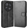 Футляр з клапаном для Huawei Nova 12i, Crazy Horse Wallet, чорний