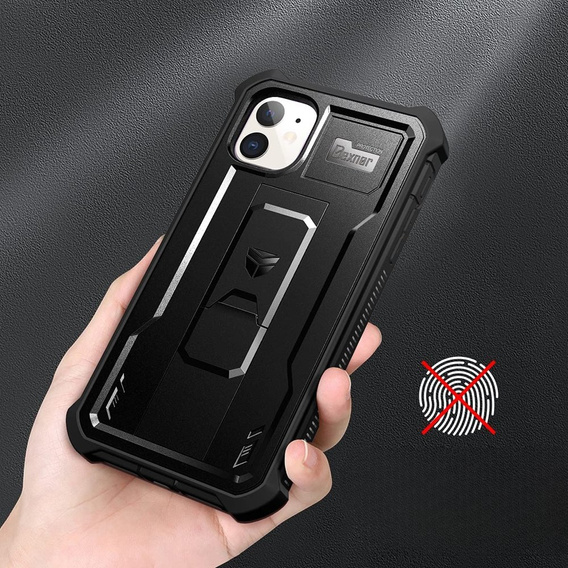 Бронированный чехол для iPhone 12/12 Pro, Dexnor Full Body, чёрный