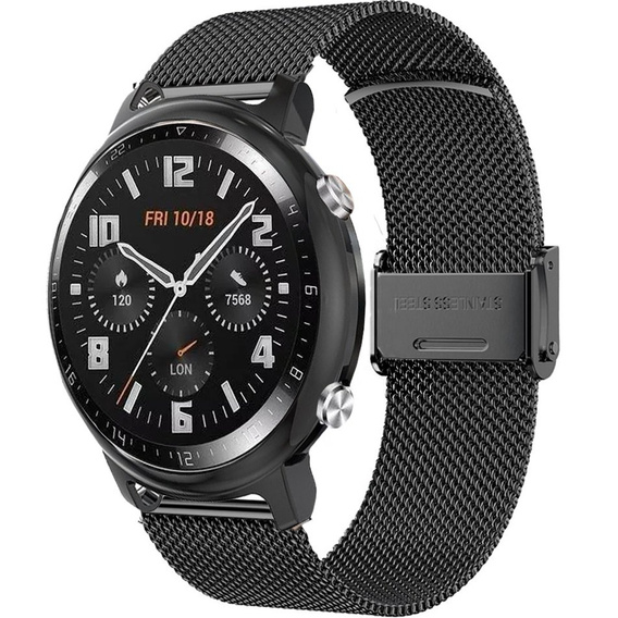 Металический браслет с чехлом для часов Huawei Watch GT 2 42mm, Black