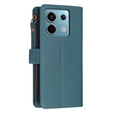 Чохол-книжка для Xiaomi Redmi Note 13 Pro 4G / Xiaomi Redmi Note 14S / Xiaomi Poco M6 Pro 4G, Wallet Zipper Pocket, зелений
