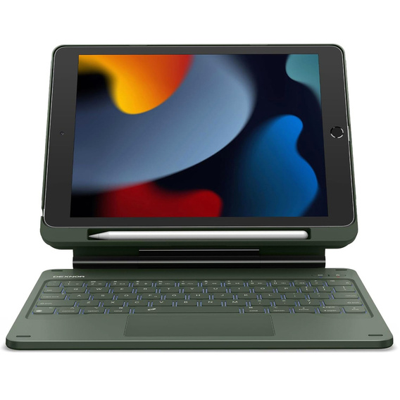 Чехол-клавиатура для iPad 7/8/9 10.2, Dexnor Magnetic Keyboard Touchpad, чёрный