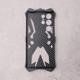 Бронированный чехол для Samsung Galaxy S23 Ultra, Aluminum Alloy, чёрный