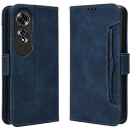 Откидной чехол для Oppo A60, Card Slot, темно-синий