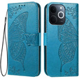 Откидной чехол для Realme Note 70T 4G, Butterfly, синий