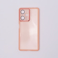 Чoхол до Xiaomi Poco F5, Fusion Hybrid, прозорий / рожевий
