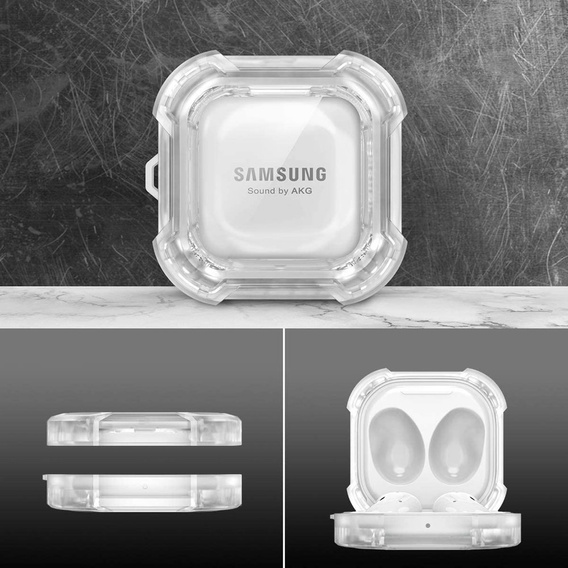 Чохол Dexnor для навушників Galaxy Buds 2 / 2 Pro / Pro / Live, прозорий