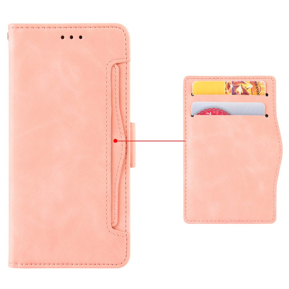 Откидной чехол для Samsung Galaxy S23 FE, Card Slot, розовый