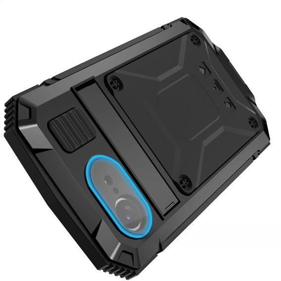 Бронированный чехол для iPhone 16E, R-JUST, чёрный