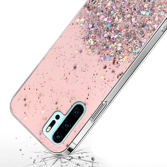 Чoхол до Huawei P30 Pro, Glittery, рожевий