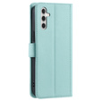 чехол-крышка для Samsung Galaxy S25, Rhombus Crossbody Leather, зелёный
