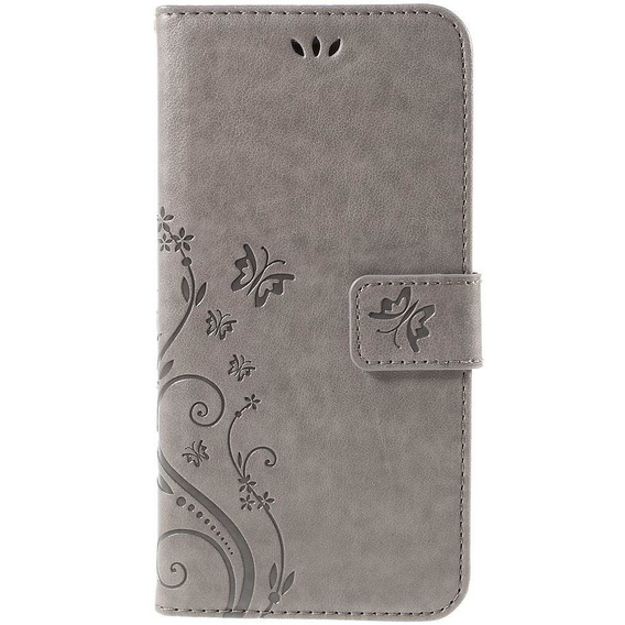 Чохол-книжка для iPhone 6/6S 4.7, Butterfly, сірий