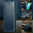 Откидной чехол для Samsung Galaxy A54, ERBORD Waxy Wallet, синий