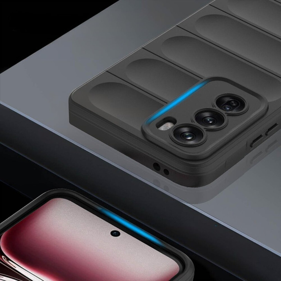 Чехол до Oppo Reno 12 Pro, Gaming Shockproof, чёрный