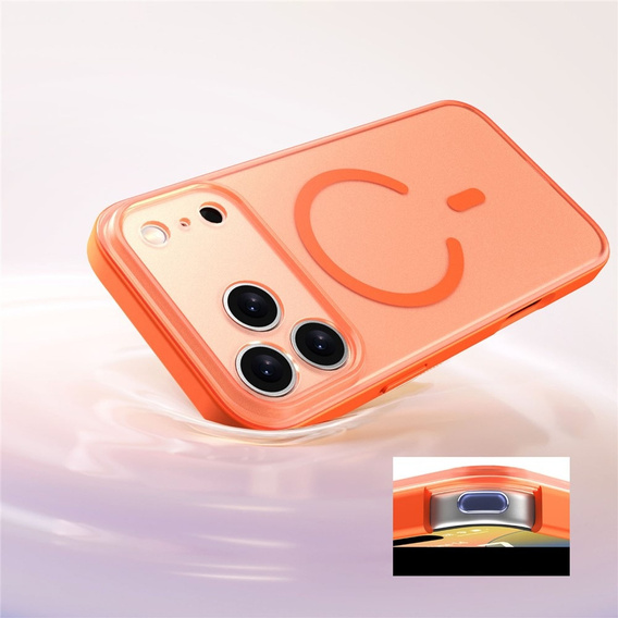 Матовый чехол для iPhone 17 Pro Max, для MagSafe, с защитой камеры