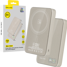 Power Bank 10000mAh Slim 22.5W MagSafe 3-в-1 для iPhone 12-17, AirPods, Apple Watch та смартфонів з індуктивною зарядкою