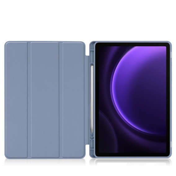 Чохол для Samsung Galaxy Tab S10 Lite / S10 FE / S9 FE, Smartcase з місцем для стилуса, фіолетовий