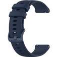 Силиконовый ремешок 18mm до Garmin Vivomove 3S / Vivoactive 4S, Dark Blue