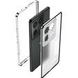 Чохол для Motorola Edge 50 Ultra, Frame Case, сріблястий