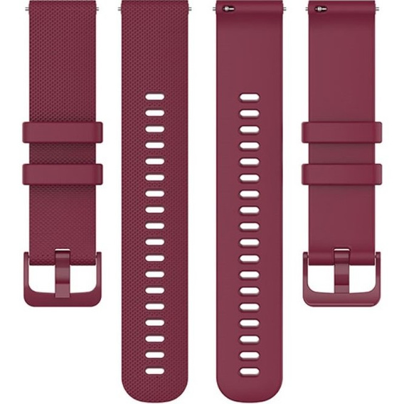 Силиконовый ремешок до Huawei Watch GT Runner / GT 3 46mm, Wine Red