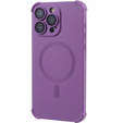 Силіконовий чохол для iPhone 15 Pro Max, магнітна, для MagSafe, фіолетова