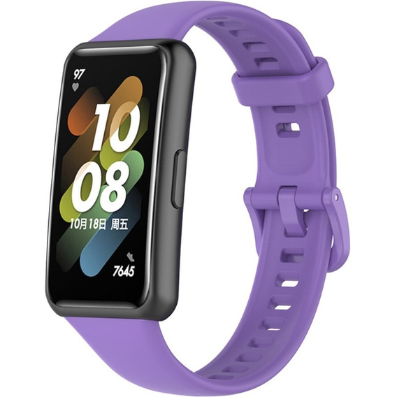 Силіконовий ремінець для Huawei Band 7, Purple